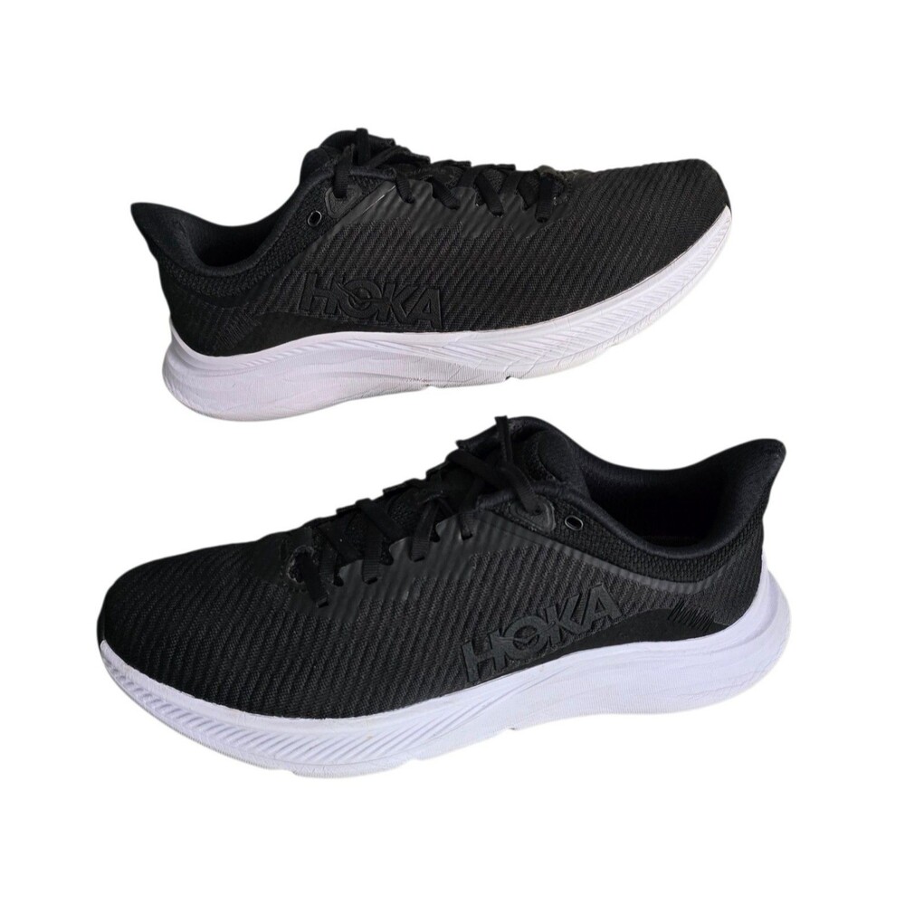 Hoka Solimar Shoes Mens Size 10.5D Black White Athletic Running Sneakers